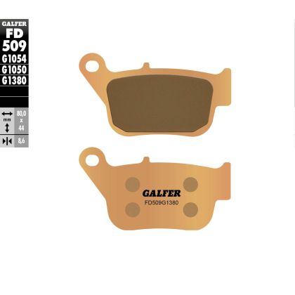Tampoane Fata/Spate Motocicleta Galfer SINTERED SCOOTER FD509G1380