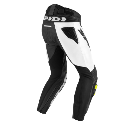 Leather pants SPIDI RR PRO WARRIOR BLACK/FLUO