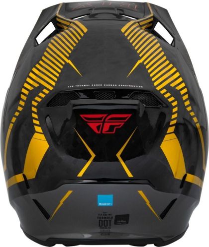 Casca motocross FLY RACING Formula Carbon Tracer Casca - Aur/Negru
