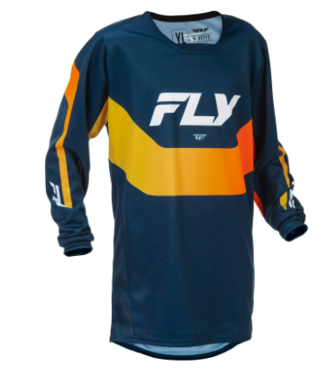 Детска мотокрос блуза FLY RACING Kinetic Jugend - Navy/Orange