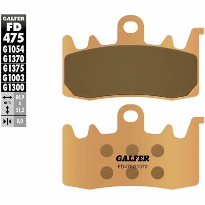 Galfer SINTERED COMPOUND Μπροστινά Moto Pads FD475G1370
