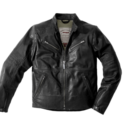 Δερμάτινο μπουφάν μοτοσικλέτας SPIDI GARAGE BLACK