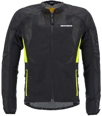 Summer jacket with protectors SPIDI SUPER NET Yellow fluo