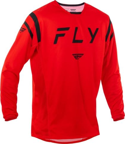 Tricou motocross FLY RACING Kinetic Center-Roșu/Negru 2025