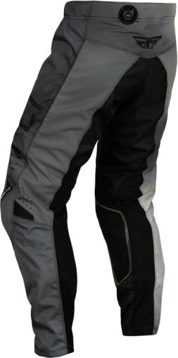 Pantaloni de motocross FLY RACING Kinetic Prodigy pentru copii-negru/gri deschis