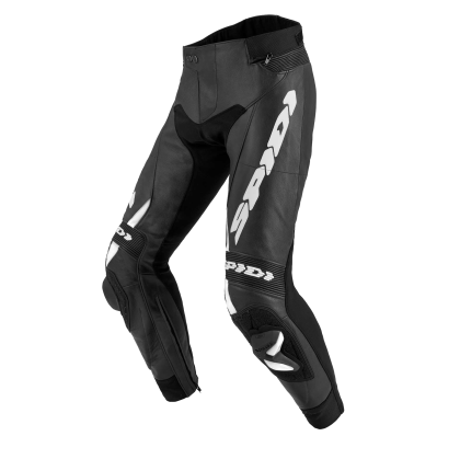 Leather motorcycle pants SPIDI RR PRO 2 SHORT Black/White