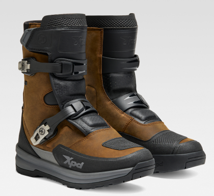 Μπότες μοτοσικλέτας XPD X-ADVENTURE H2OUT MID BROWN