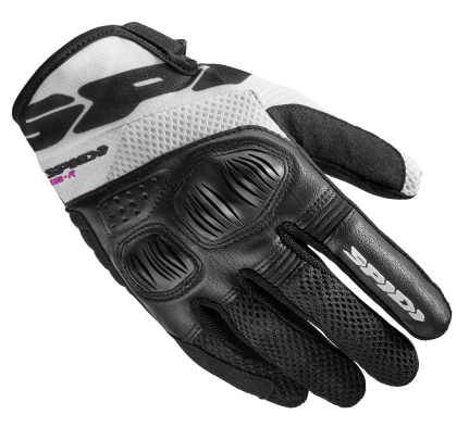 Women's motorcycle gloves SPIDI FLASH-R EVO Black/White