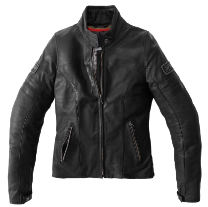 Geaca de motociclete din piele de dama SPIDI VINTAGE Neagra