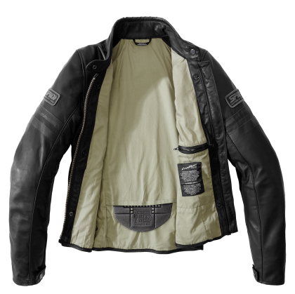 Geaca de motociclete din piele de dama SPIDI VINTAGE Neagra