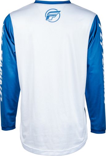 Bluză motocross copii FLY RACING F-16 Riding - True Blue/White