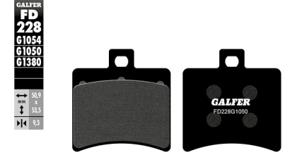 Tampoane spate motocicleta Galfer SCOOTER FD228G1050