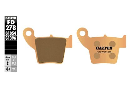 Задни мото накладки Galfer SINTERED FD278G1396