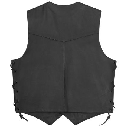 Кожен мото елек A-PRO WILD BLACK