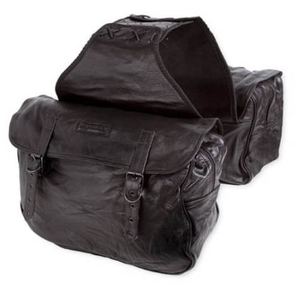 Șa motociclete din piele A-PRO SPIRIT BLACK