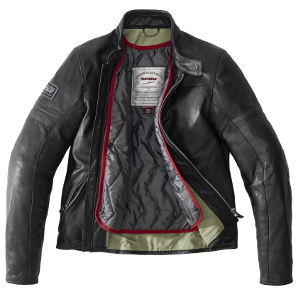 Δερμάτινο μπουφάν μοτοσικλέτας SPIDI VINTAGE Μαύρο