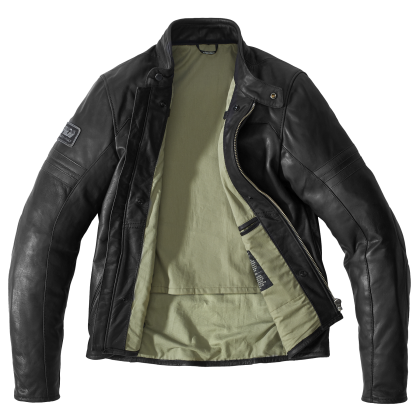 Δερμάτινο μπουφάν μοτοσικλέτας SPIDI VINTAGE Μαύρο