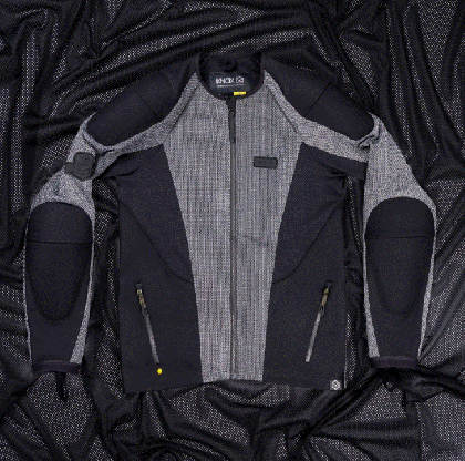 Geacă de motocicletă de vară KNOX URBANE PRO® MK3 BLACK/SILVER