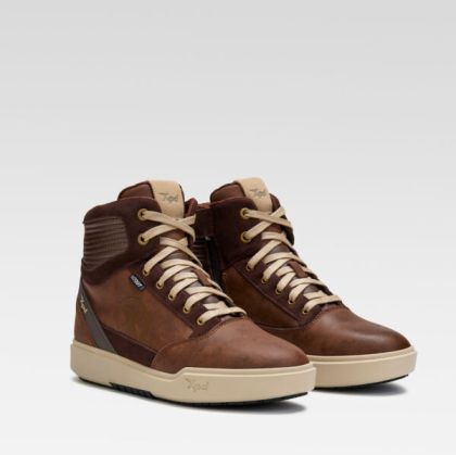 sneakers μοτοσικλέτας XPD MOTO-WAY H2OUT BROWN