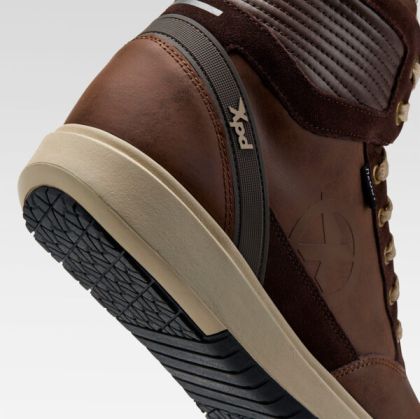 sneakers μοτοσικλέτας XPD MOTO-WAY H2OUT BROWN