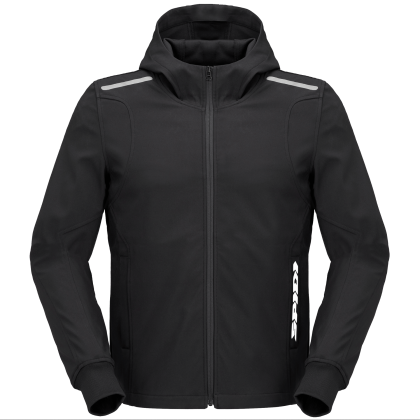 Hanorac moto SPIDI HOODIE ARMOR LIGHT BLACK