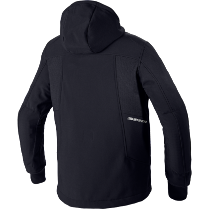 Moto Jacket SPIDI HOODIE ARMOR EVO BLACK