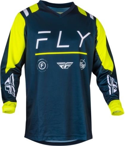 Motocross μπλούζα FLY RACING F-16 Riding -Navy/Hi-Vis/White