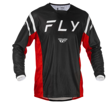 Tricou motocross FLY RACING Kinetic Mesh - Negru/Roșu