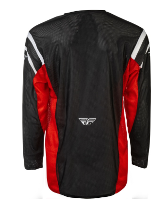 Tricou motocross FLY RACING Kinetic Mesh - Negru/Roșu