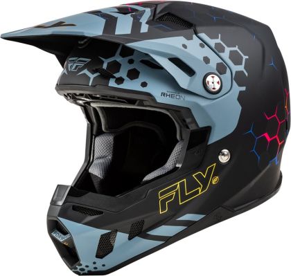 Motocross helmet FLY RACING Formula CC Tektonic - Matte Black/Slate