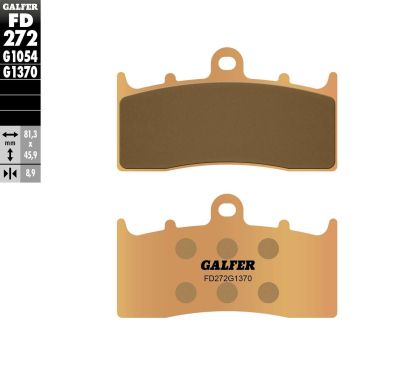Front motorcycle pads Galfer SINTERED COMPOUND FD272G1370