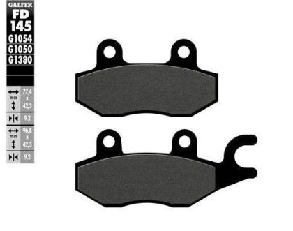 Предни/задни мото накладки Galfer SCOOTER FD145G1050
