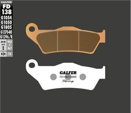 Tampoane fata/spate pentru motocicleta Galfer SINTERED RACING FD138G1396R