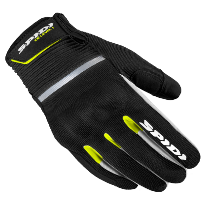 Текстилни мото ръкавици SPIDI FLASH CE BLACK/YELLOW FLUO
