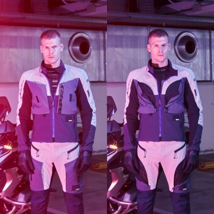 Textile jacket SPIDI FRONTIER THERMORAIN BLACK