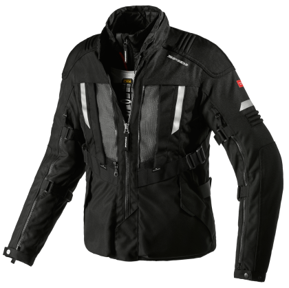 Textile motorcycle jacket SPIDI MODULAR BLACK