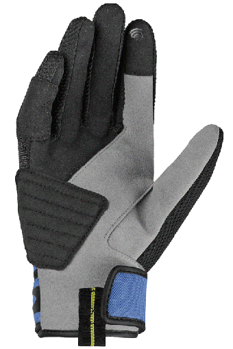 Textile motorcycle gloves SPIDI NEO-S BLACK/BLUE