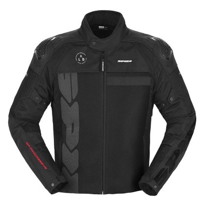 Textile motorcycle jacket SPIDI PROGRESSIVE NET BLACK
