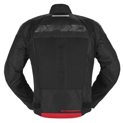 Textile motorcycle jacket SPIDI PROGRESSIVE NET BLACK