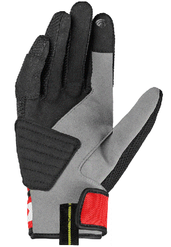 Textile motorcycle gloves SPIDI NEO-S BLACK/RED