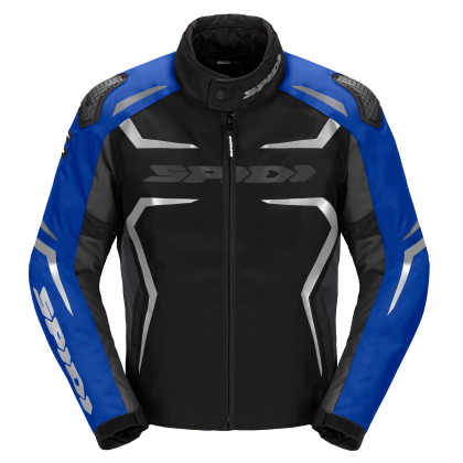 Текстилно мото яке SPIDI RACE-EVO H2OUT Black/Blue/Silver