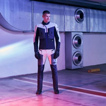 Textile jacket SPIDI FRONTIER ICE/BLUE