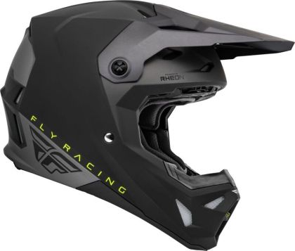 Motocross helmet FLY RACING Formula CP Slant- Matte Black/Grey/Hi-Vis