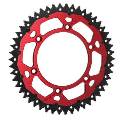 Rear sprocket RFX Pro Series FE 250 SPECIAL EDITION RED (Steel/Aluminium) - 520 45T