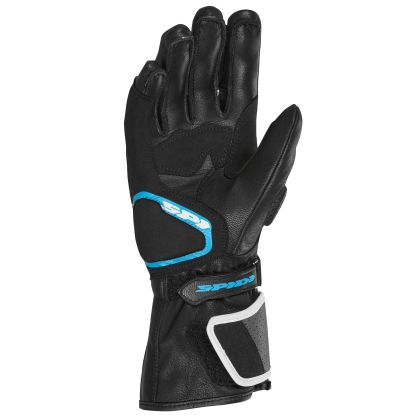 Mănuși de femei din piele pentru motociclete SPIDI STR-6 Gri/Alb/Provence