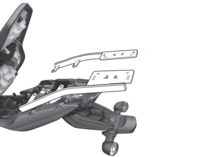 Монтажен комплект за куфари SHAD TOP MASTER YAMAHA XJ 600 09-10