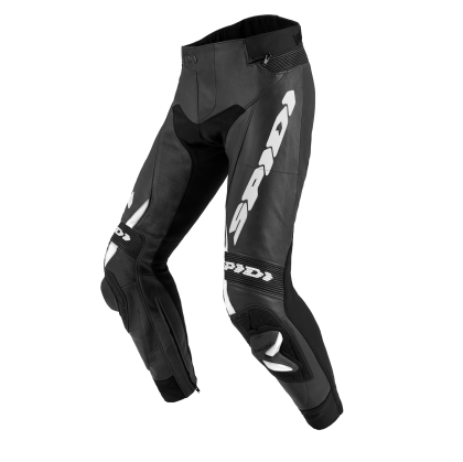 Leather motorcycle pants SPIDI RR PRO 2 WIND Black/White
