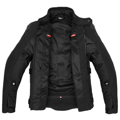 Υφασμάτινο μπουφάν μοτοσικλέτας SPIDI RW H2OUT Μαύρο
