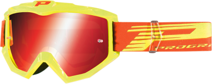 Ochelari Motocross PROGRIP3201FL Atzaki MX GALBEN FLUO