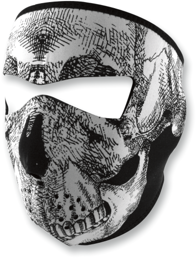 ZAN HEADGEAR SKULL Mască integrală din neopren